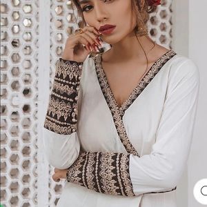 Saira Rizwan Designsr peshwaz gown